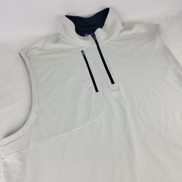 Walter Hagen Performance Golf Vest XXL Sleeveless 1/4 Zip Pullover Mens Soft NEW - Picture 1 of 7